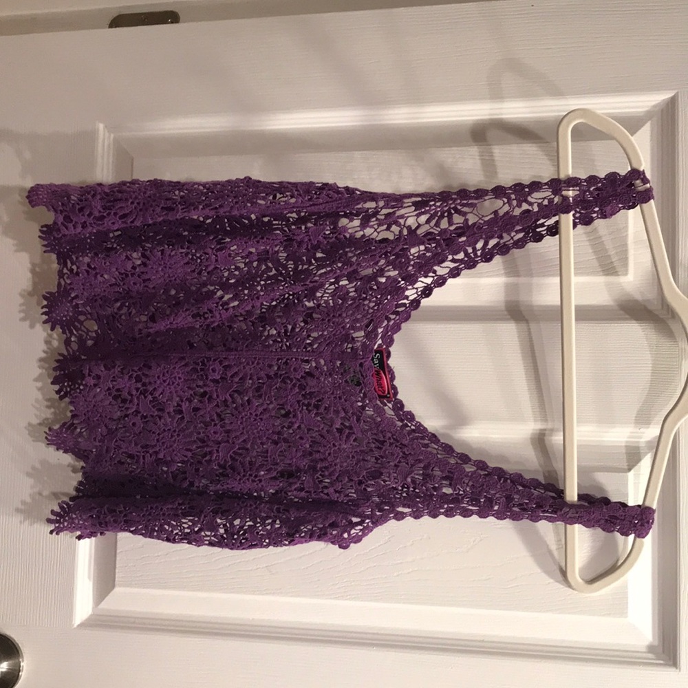 Purple Crop Top